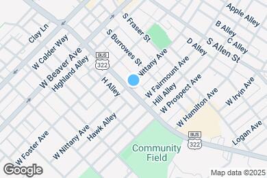 Map image of the property - 409 S Atherton St