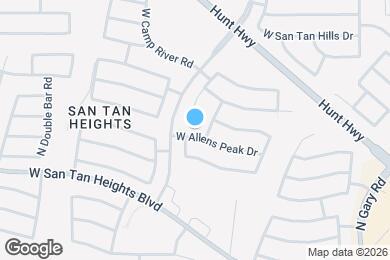 Map image of the property - 2530 W Allens Peak Dr