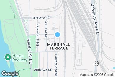 Map image of the property - 2939 California St NE