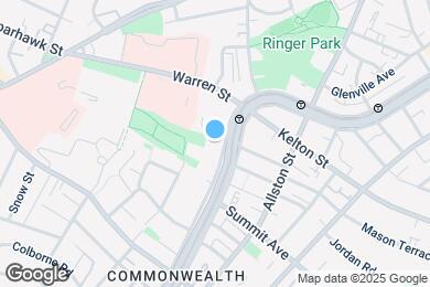 Map image of the property - 1501 Commonwealth Ave