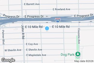 Map image of the property - 555 E Mahan Ave