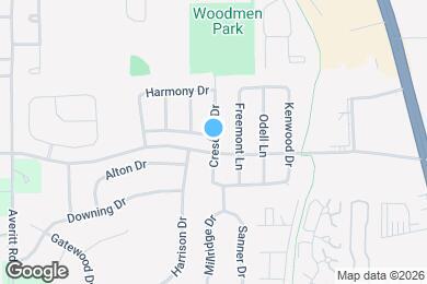 Map image of the property - 1302 Crescent Dr