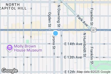 Map image of the property - 1440 N Corona St