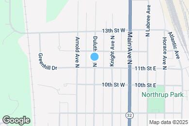 Map image of the property - 1115-1115 Duluth Ave N