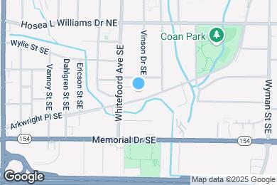 Map image of the property - 1418 Woodbine Ave SE