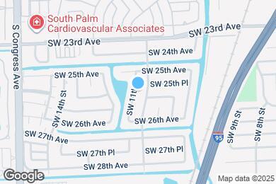 Map image of the property - 2540 SW 11th Ct