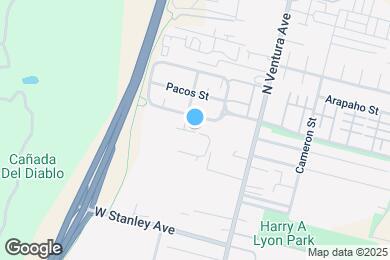 Map image of the property - 154 W Shoshone St