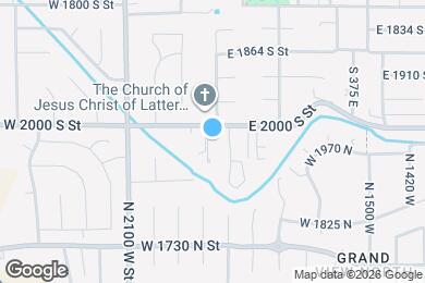 Map image of the property - 142 E 2000 S St