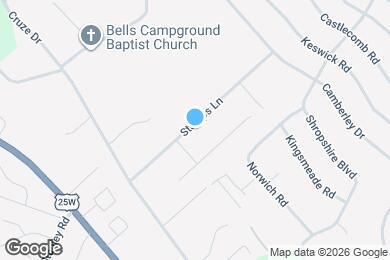 Map image of the property - 3328 Stamps Ln