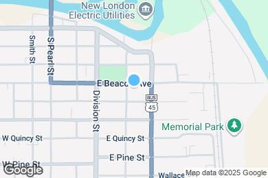 Map image of the property - 406 E Beacon Ave