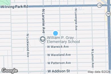 Map image of the property - 5114 W Grace St