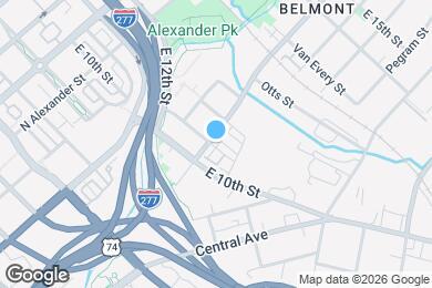 Map image of the property - 12033 Brooklyn Ave