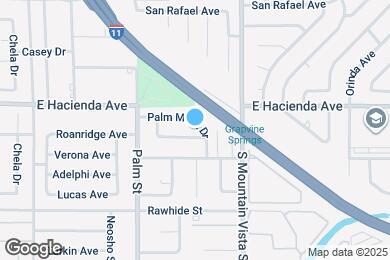 Map image of the property - 4521 Palm Mesa Dr