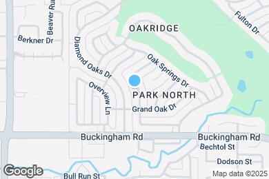 Map image of the property - 2117 Rolling Oak Ln