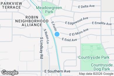 Map image of the property - 940 S Fontana