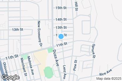 Map image of the property - 1111 Lenz Ave