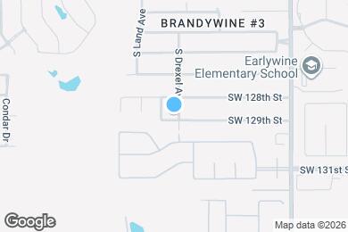 Map image of the property - 12913 S Drexel Ave