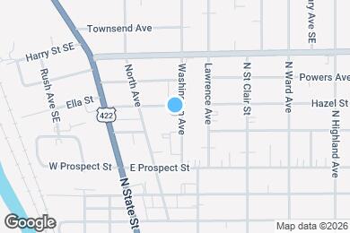 Map image of the property - 516 Washington Ave