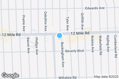 Map image of the property - 3341 Buckingham Ave