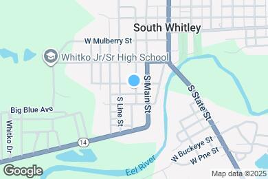 Map image of the property - 206 W Poplar St