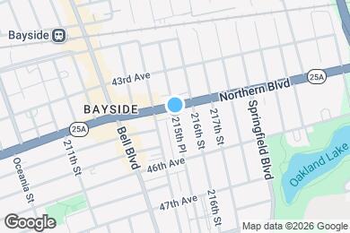 Map image of the property - 45-10 215th Pl