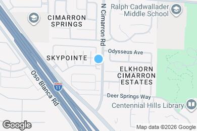 Map image of the property - 6868 Sky Pointe Dr