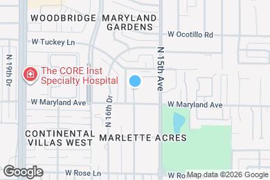 Map image of the property - 6533 N 15th Dr