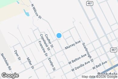 Map image of the property - 636 N Wilcox St