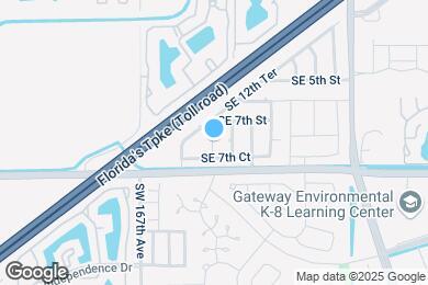 Map image of the property - 721 SE 13th St Cir