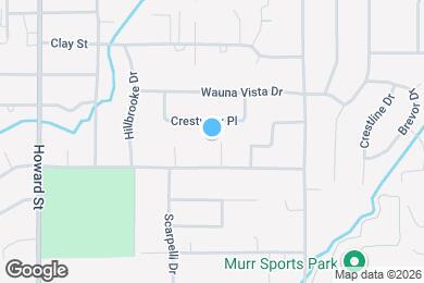 Map image of the property - Beautifully Redesigned Home in Quiet Neighborhood