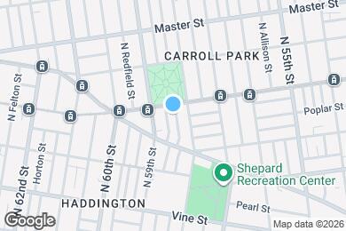 Map image of the property - 552 N Wanamaker St