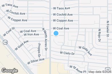 Map image of the property - 709 W Iron Ave