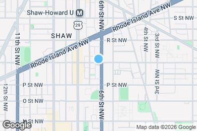 Map image of the property - 600 Q St NW