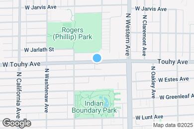 Map image of the property - 2501 W Touhy Ave