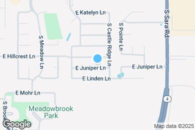 Map image of the property - 613 E Juniper Ln