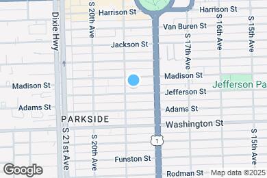 Map image of the property - 1845 Jefferson St