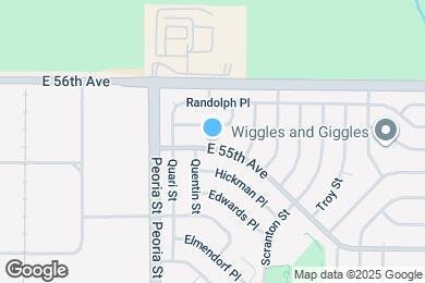 Map image of the property - 12345 E 55th Ave