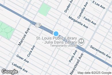 Map image of the property - 4532 Natural Bridge Ave