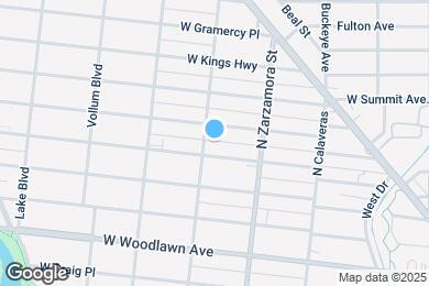 Map image of the property - 1743 W Huisache Ave