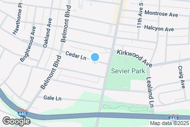 Map image of the property - 1211 Cedar Ln