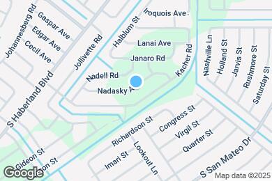 Map image of the property - 3415 Nadasky Ave