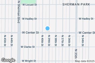 Map image of the property - 2703 N 39th St