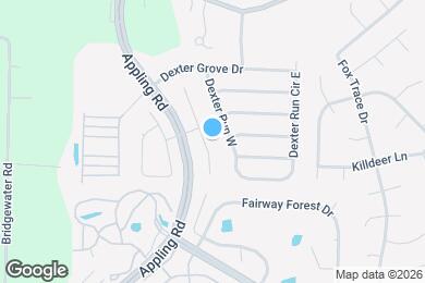 Map image of the property - 1522 Appling Wood Cove S