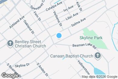 Map image of the property - 3715 Skyline Dr