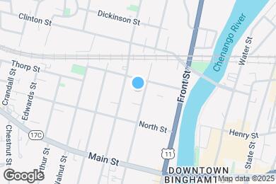 Map image of the property - 153 Oak St