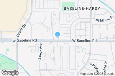 Map image of the property - 1222 W Baseline Rd