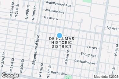 Map image of the property - 609 N 15th St