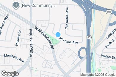 Map image of the property - 869 San Lucas Ave