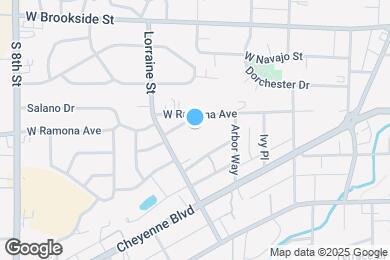 Map image of the property - 227 Crestone Ave