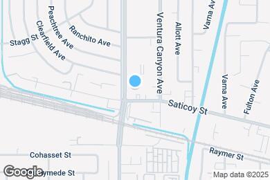 Map image of the property - Vintage at Woodman 55+ Senior Apartments